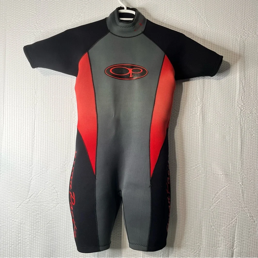 Vintage 1996 Ocean Pacific Short Wet Suit Size M